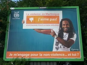 La Région Martinique s'engage pour la non-violence. Et toi ?