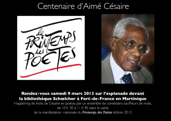 Centenaire d’Aimé Césaire