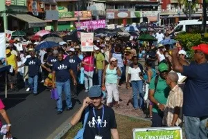 Martinique : 2000 manifestants contre le mariage pour tous...200 contre l'épandage aérien des pesticides