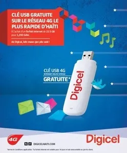 Digicel lance  la 4G en...Haïti