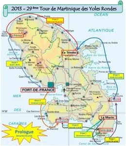 29 ème Tour de #Martinique des #yoles rondes