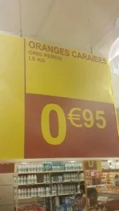 Oranges Caraïbes...non mais Allo ?