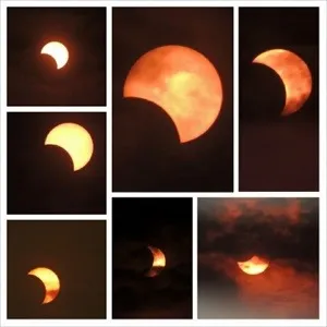 Les plus belles photos de l'éclipse