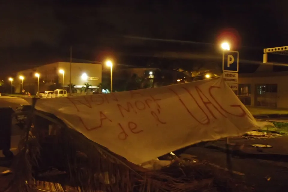 Grève à l'UAG en #Martinique
