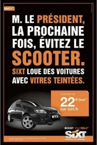SIXT tente les teintées