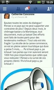 Catherine #Conconne lance un cri d'alarme empreint de larmes