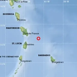 La terre a tremblé en #Martinique (mercredi 9 avril 2014)