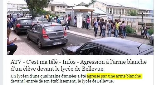 Déposez les armes...surtout les blanches