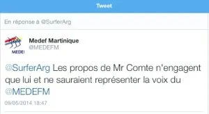 LE #MEDEF #Martinique solde de tout #Comte Cyril