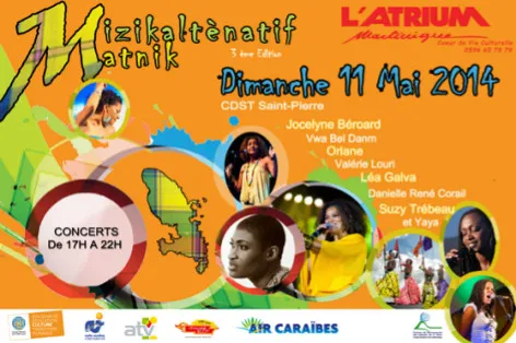 MizikAltènatif Matnik 11 mai au CDST à Saint Pierre