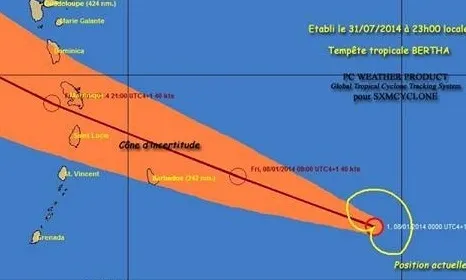 Saison cyclonique : en attendant la grosse...#Bertha
