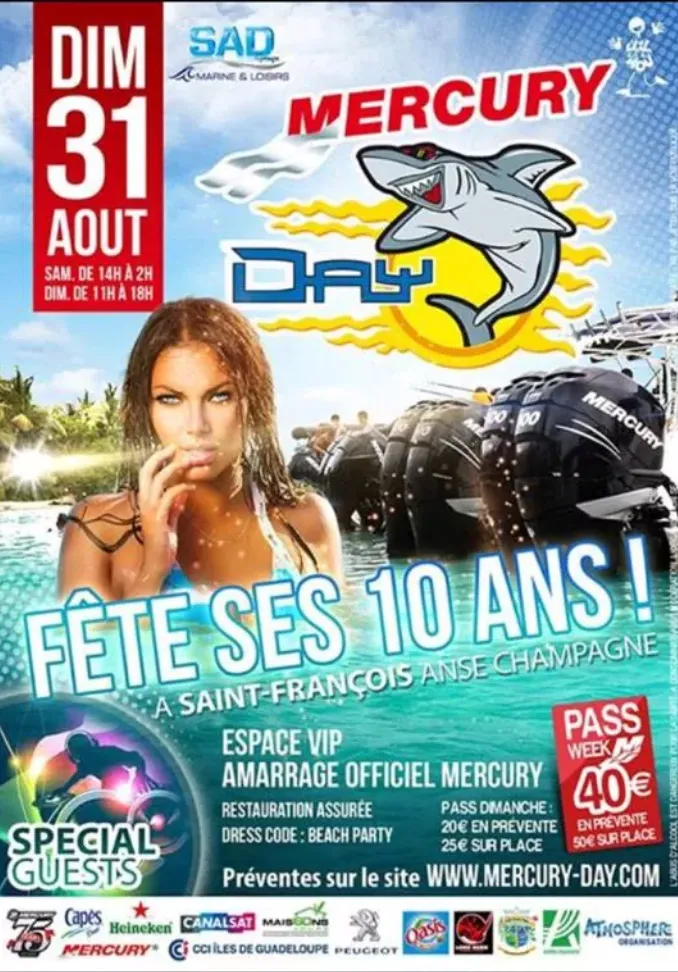 Le #MercuryDay fête sa 10 ème édition en  #Guadeloupe