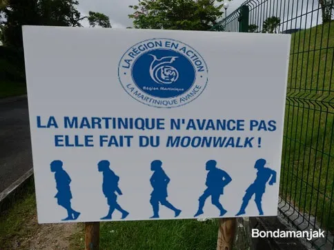 La #Martinique n'avance pas...elle fait du MOONWALK