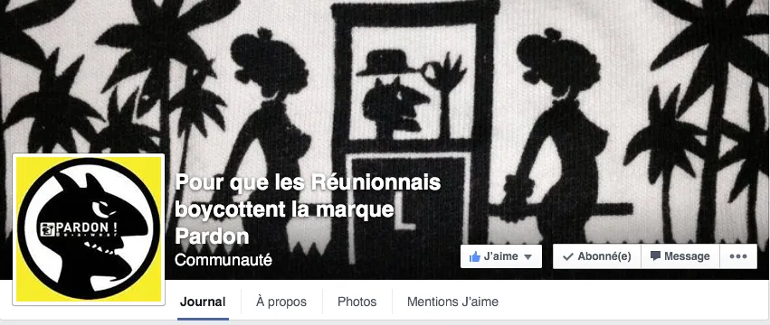 Pour que les réunionnais boycottent la marque #PARDON