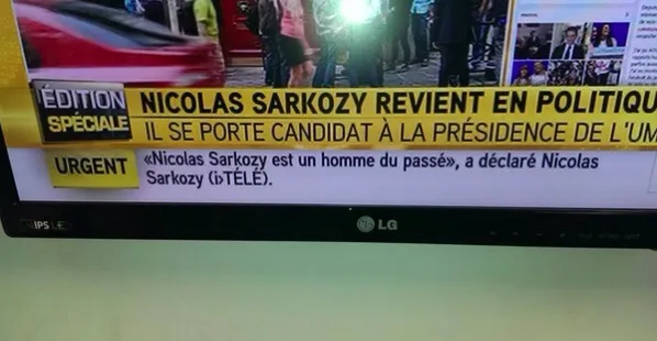 "Nicolas #Sarkozy est un homme du passé"