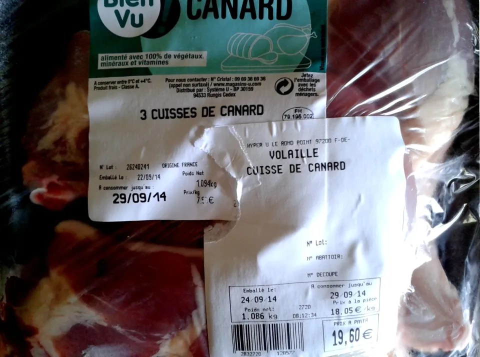 Au secours , les supermarchés nous volent....