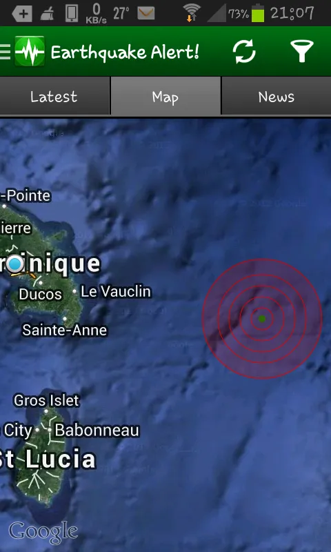 La terre a tremblé en #Martinique