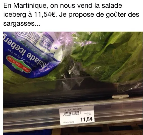 La salade Iceberg...ça me laisse de glace