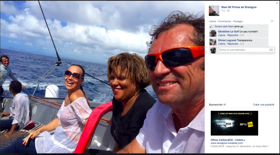 Quand Karine Roy-Camille mouille plus que son corsage pour le #tourisme en #Martinique