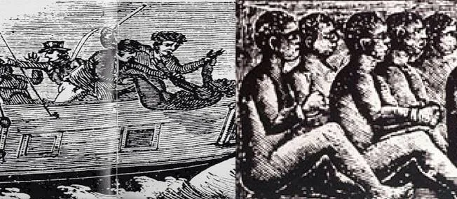 29 novembre 1781. Le capitaine #Collingwood noie 122 de ses #esclaves pour toucher l'assurance-décès