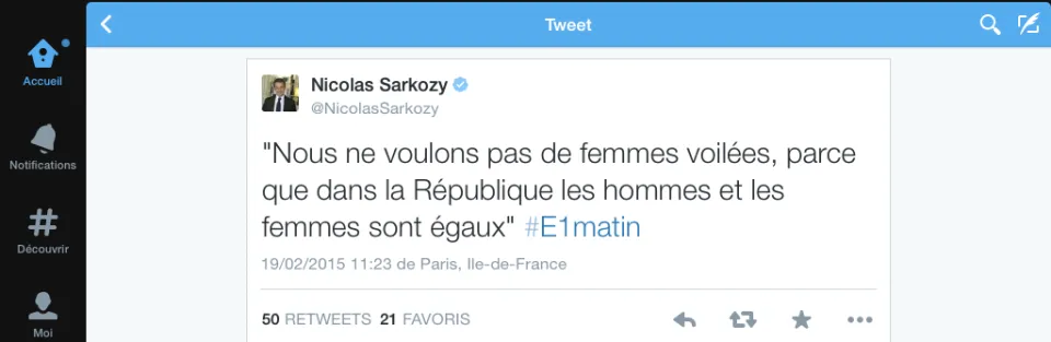 La dernière de Nicolas #Sarkozy...
