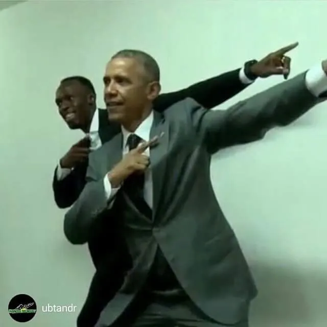 L'image du jour (11/04/15) #obama #bolt #jamaica #usainbolt