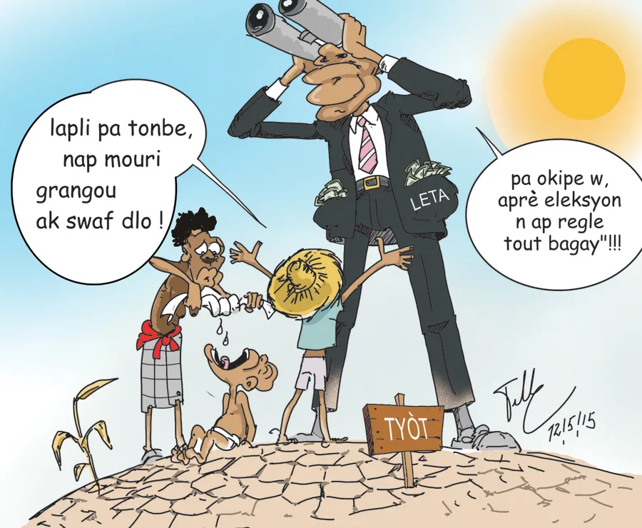 La caricature du jour à Haïti