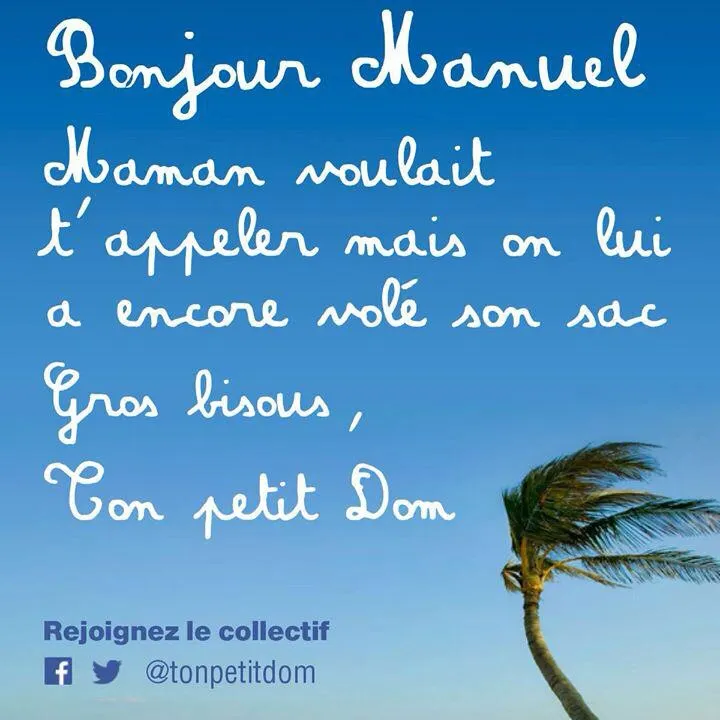 Manuel...les mahorais en ont marre d'être à la raie...euh à l'arrêt 