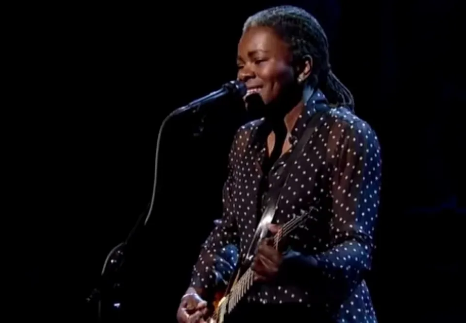 Tracy Chapman chante "Stand by me", live @Letterman
