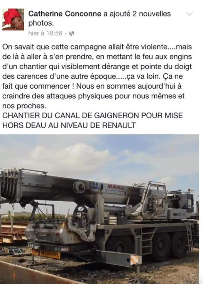 POUR QUI BRÛLE LA GRUE DE GAIGNERON ?