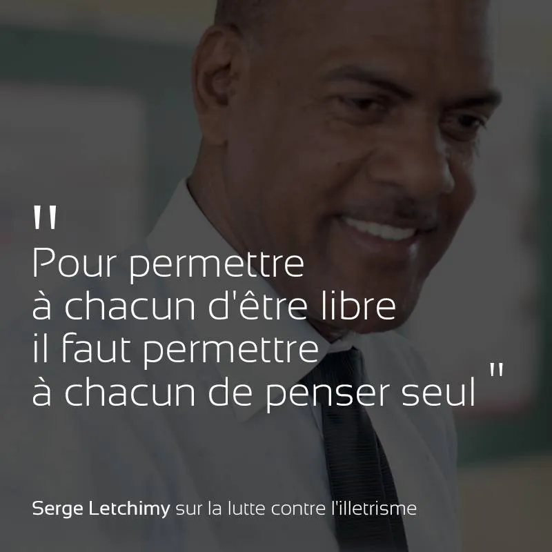 Serge Letchimy veut lutter contre l'illettrisme ...mais le ver pervers est dans son propre fruit