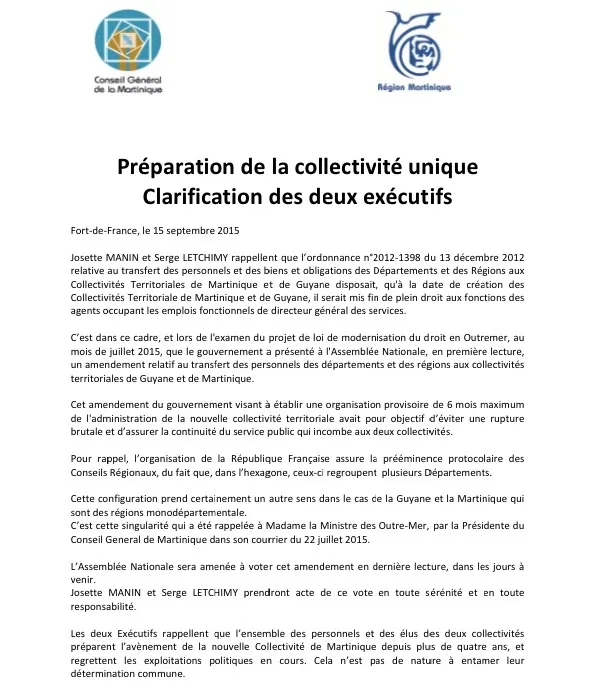 Grave pénurie de stylos au Conseil général et au Conseil régional de la Martinique