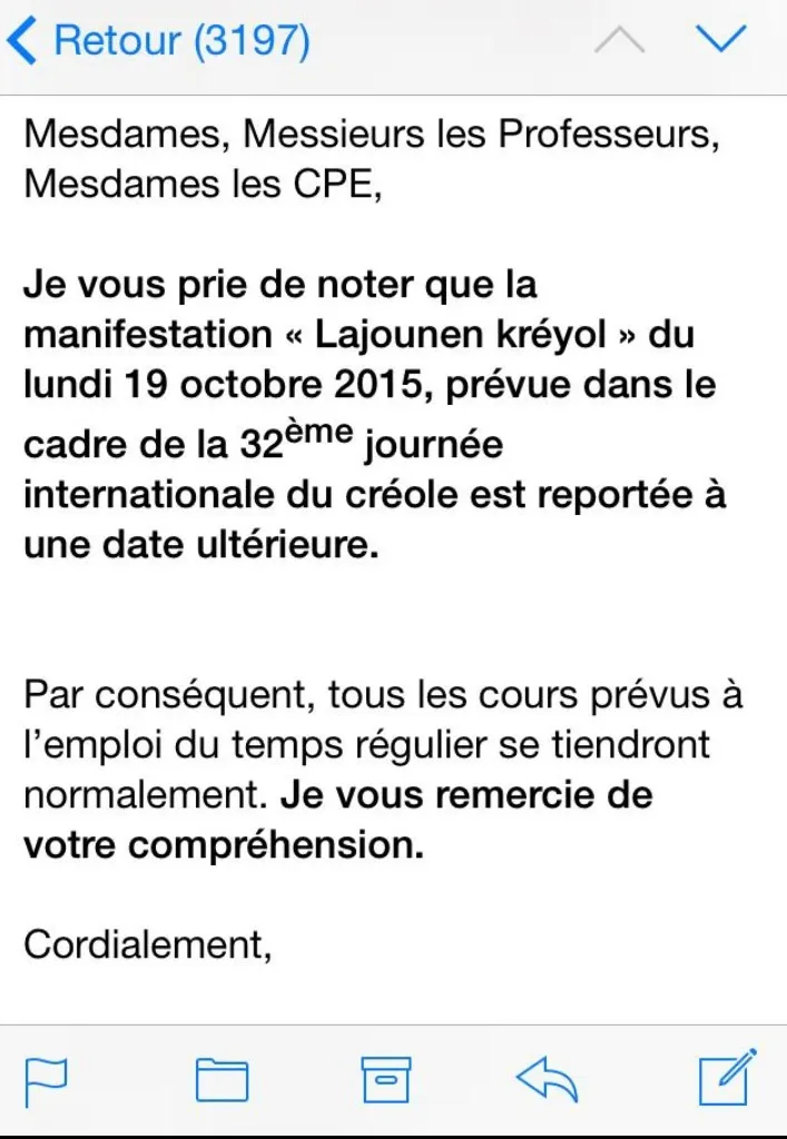 L'association Tous Créoles s'enrhume à 24 heures d'une énième arnaque intellectuelle