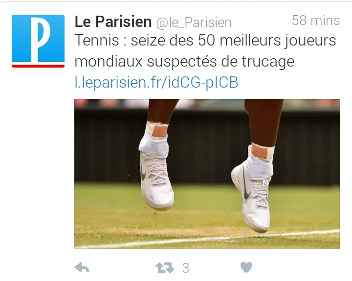 Scandale dans l'univers du tennis : Le Parisien a une petite idée derrière la tête