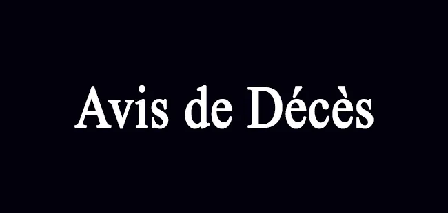 28 morts dans les avis d'obsèques ce jour en Martinique