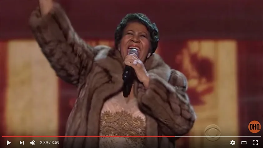 Aretha Franklin casse le Barack, il pleure... (vidéo)