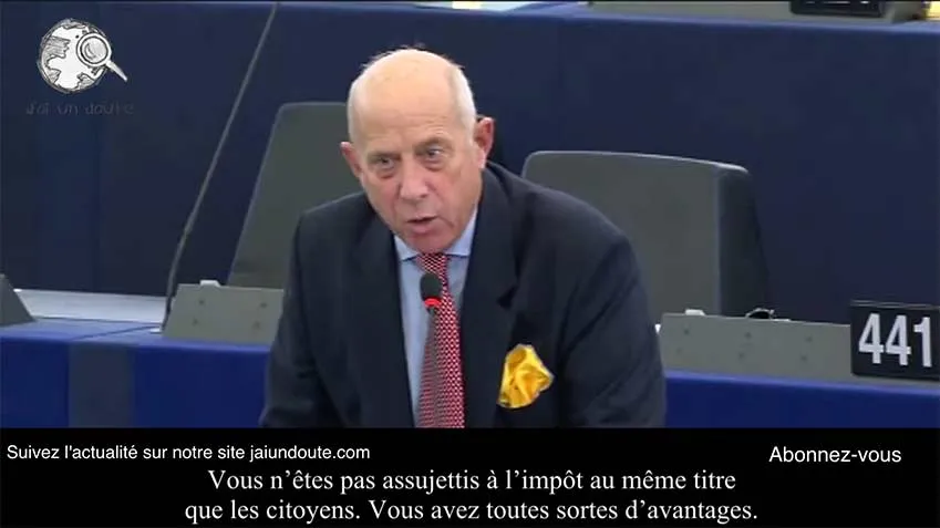 "La Commission Européenne ne paie pas d'impôts" (Vidéo)
