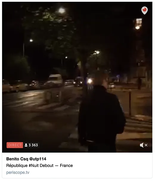 22h45 : Nuit Debout, violence ? (live terminé) ça chauffe à Paris
