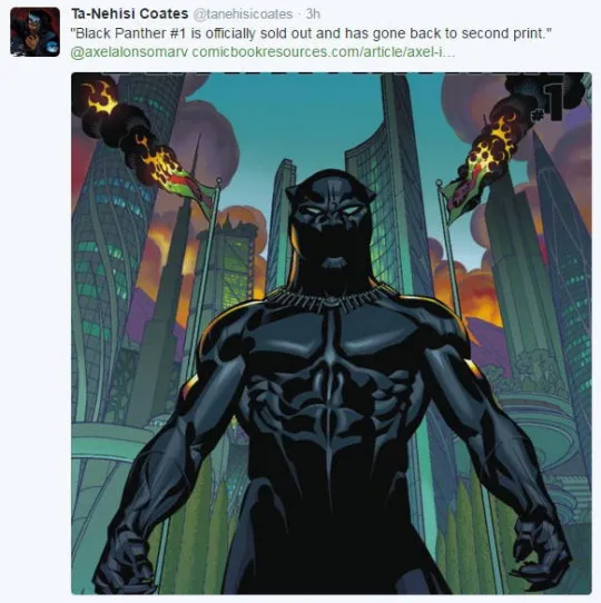 Marvel : Black Panther #1 est déjà épuisé, en trois jours !
