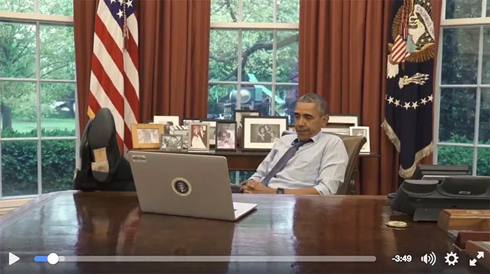 Obama veut s'incruster à la Maison Blanche (vidéo)