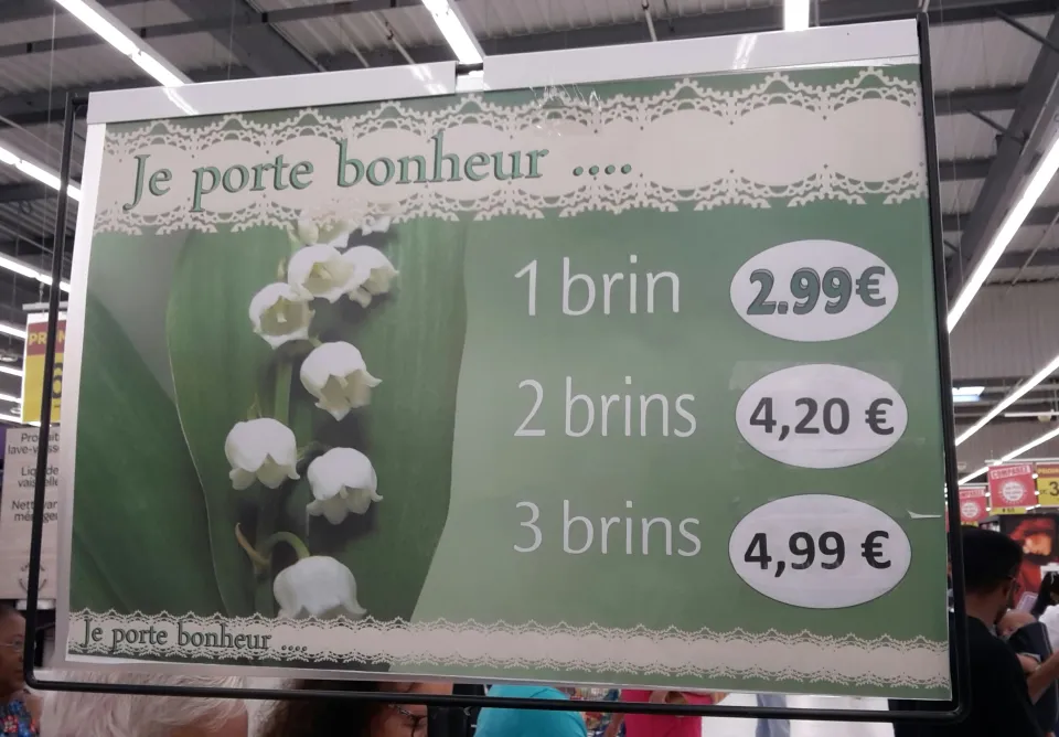1er mai...un dimanche férié c'est que du bonheur