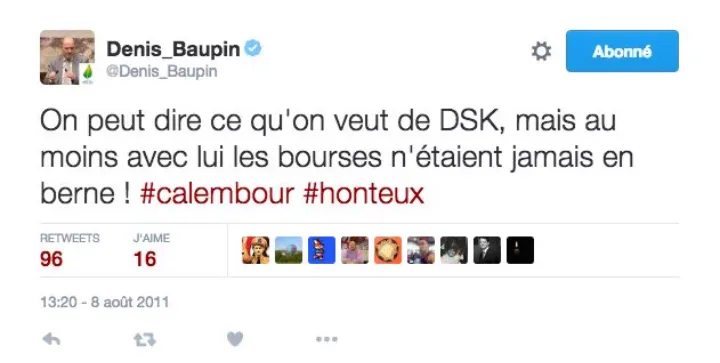 Denis Baupin et la mémoire du web