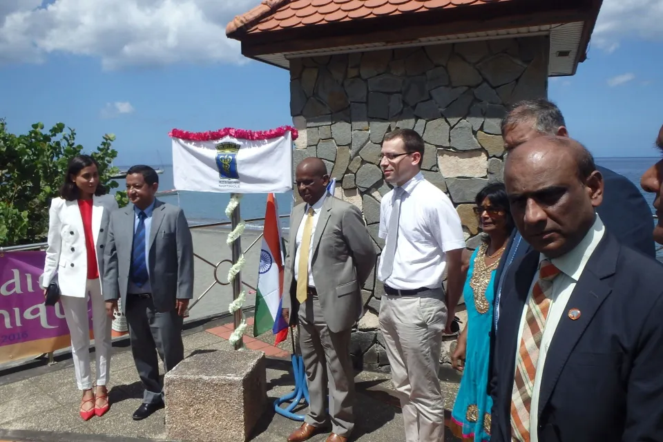 163ème Anniversaire de l’Arrivée des Indiens en Martinique : Saint Pierre inaugure la Place de l’Aurélie
