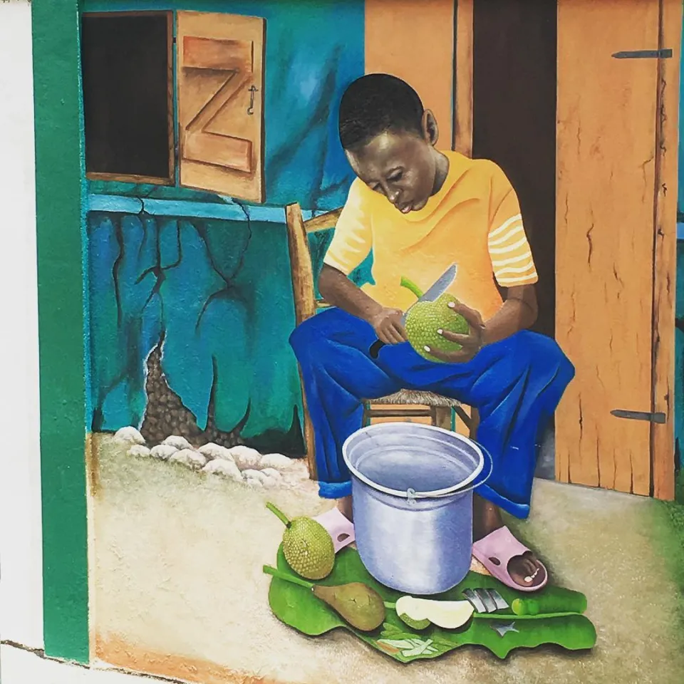 Street art en Haïti.