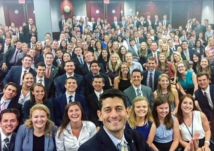 USA : Paul Ryan, vous présente tous ses stagiaires... oh wait !