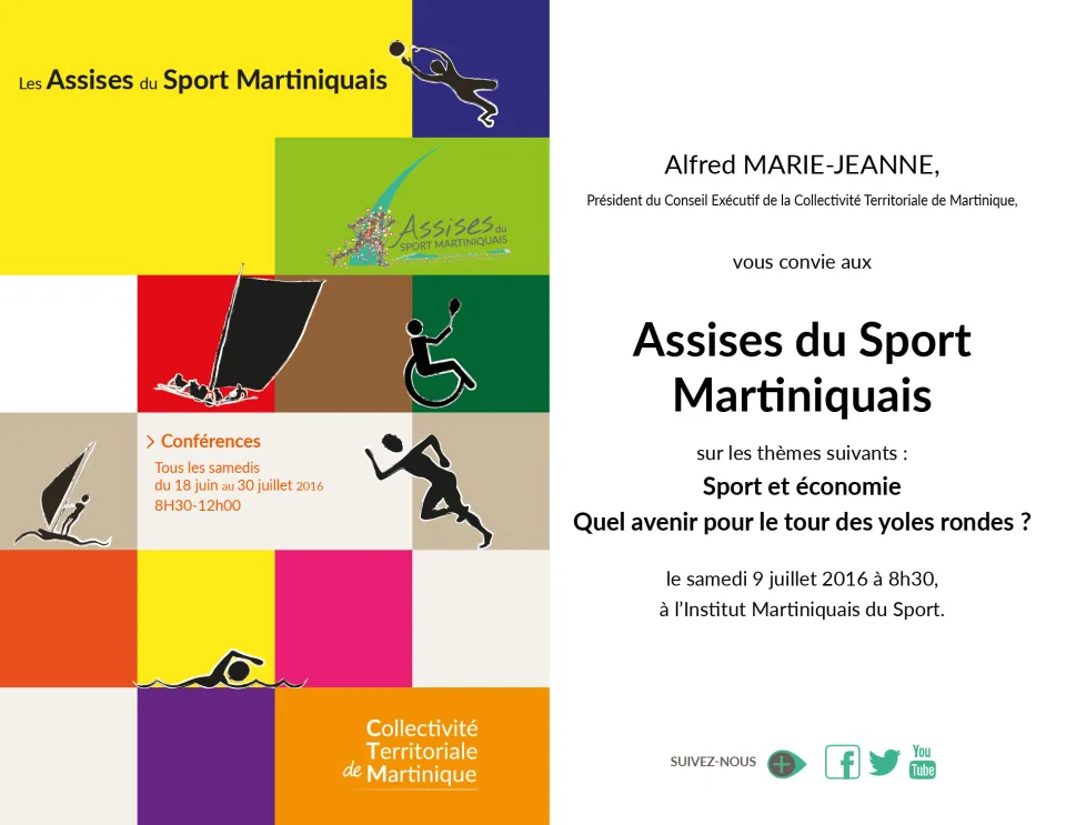 Les Assises du Sport Martiniquais spécial Yoles-rondes