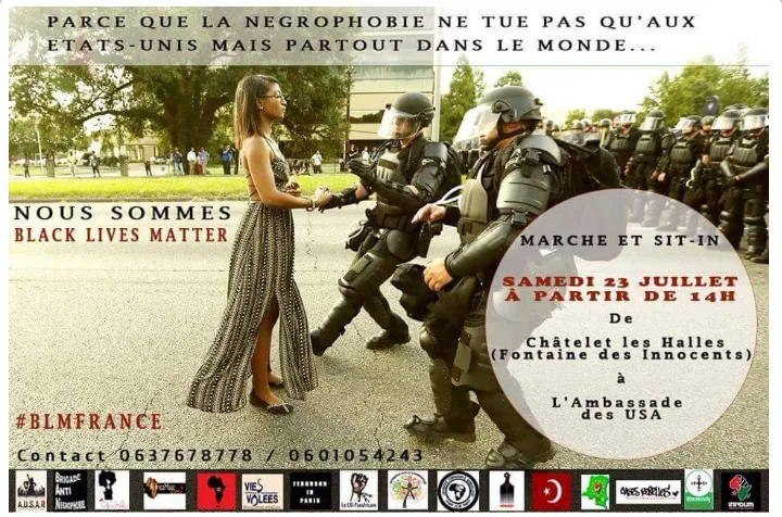 Black lives matter en France