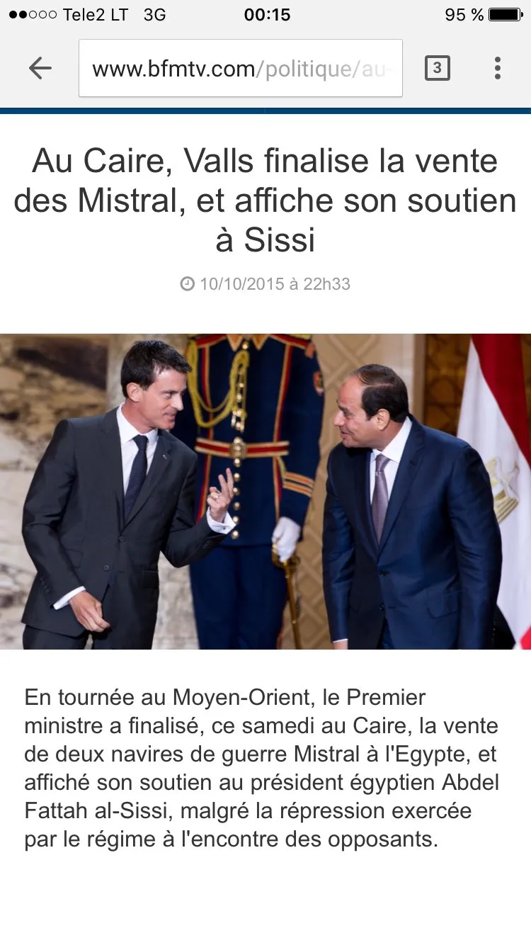 Pendant l'état d'urgence, les ventes continuent...