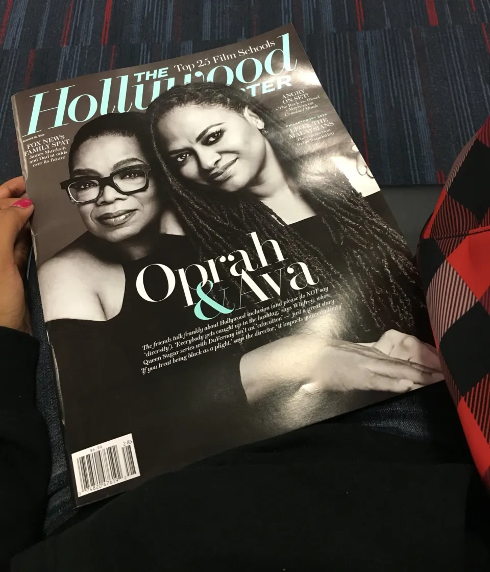 Oprah et Ava en couverture du Hollywood Reporter
