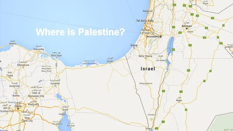 Google Maps supprime la Palestine de la carte...